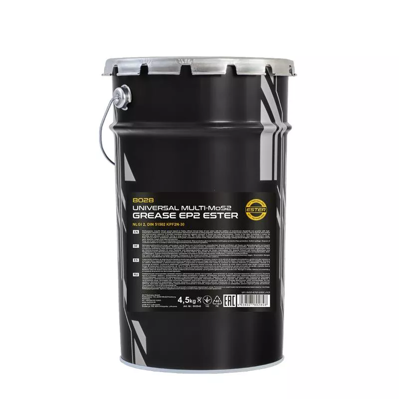 Литий майы MANNOL Universal Multi-MoS2 Grease EP2 Ester 8028 4,5 кг